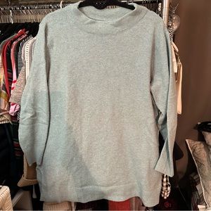 LOFT Mock Neck Tunic Sweater